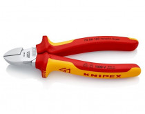 KNIPEX 70 06 160 Boční štípací kleště izolov.vícesl.návleky, certifikace VDE, chromované 160 mm - N1
