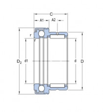 SKF NKX 10 ZTN jehlové ložisko kombinované - N1
