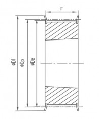 Řemenice TB 36 L 075 optibelt ZRS na Taper Lock - N1
