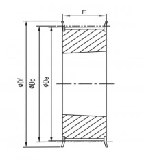 Řemenice TB 44 5M 15 optibelt ZRS na Taper Lock - N1