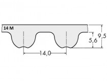Řemen ozubený 4578 14M 85 optibelt Omega - N1