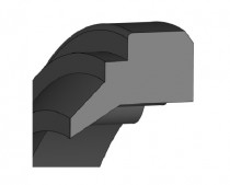 Axiální těsnění VRM02 75x97x5,5/83 NBR - N1