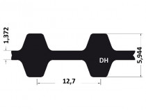 Řemen ozubený 300 DH 100 (25,40 mm) optibelt ZR - N1