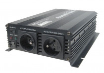 Měnič napětíz 12V DC na 230V AC 1600W trvale+USB - N1