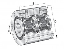 INA ZKLF 1762 2RS-2AP = 2 pcs. ložisko - N1