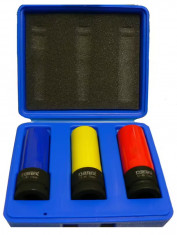 Sada hlavic na kola 1/2" CrMo, 17,19 a 21 mm/NAREX 8001405 - N1
