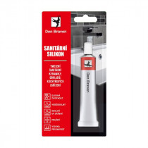 Debbex Sanitární silikon - 23 ml bílá, tuba v blistru - N1