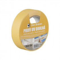 Debbex PVC PROFI UV maskovací páska - 30 mm x 33 m žlutá - N1