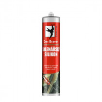 Den Braven Sklenářský silikon - 280 ml transparentní, kartuše - N1