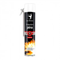 Debbex Protipožární pěna - 750 ml červená, trubičková dóza - N1