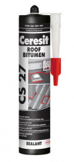 Ceresit CS 27 Bitumen - 280 ml bitumenový tmel černý - N1