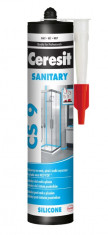 Ceresit CS 9 Sanitary - 280 ml sanitární silikon bílý - N1
