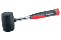 Palice gumová černá 55 mm s kovovou násadou s pogumovanou rukojetí, Festa 19255 - N1