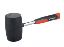 Palice gumová černá 90 mm s kovovou násadou s pogumovanou rukojetí, Festa 19290 - N1