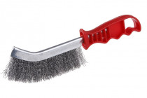 Kartáč lištový s plastovou rukojetí, pozinkovaný vlnitý drát/FESTA 22035 - N1