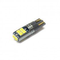 Žárovka LED 12V-24V 5W W2,1x9,5d čirá 10xLED3030, Autolamp - N1