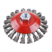 Kartáč miskový - ocel copánková 0,50 mm, pr.100/ M14, FESTA 22017 - N1