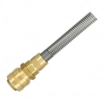 Rychlospojka DN7,2 pro hadici 9x12 mm s ochrannou pružinou, LÜDECKE ES9TQF - N1