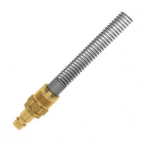Vsuvka rychlospojky DN7,2 pro hadici 8x10 mm s ochrannou pružinou, LÜDECKE ES80SQF - N1