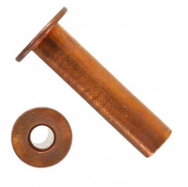 Nýt s plochou hlavou dutý DIN 7338C 5x15 měděný - N1