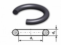 O-kroužek NBR 90 ShA 2,57x1,78 Dichtomatik - N1