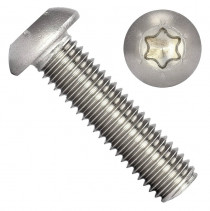 Šroub s půlkulatou hlavou TORX ISO 7380 M5x12 nerez A2 - N1