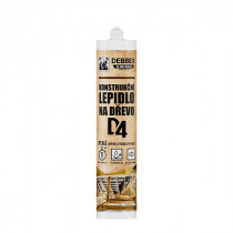 Debbex Rychlé konstrukční lepidlo D4 - 300 ml transparentní, kartuše - N1