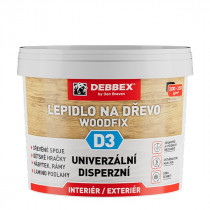 Debbex Lepidlo na dřevo WOODFIX D3 - 5 kg transparentní, kbelík - N1