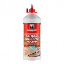 Debbex Lepidlo na dřevo WOODFIX D3 - 750 g transparentní, dóza - N1