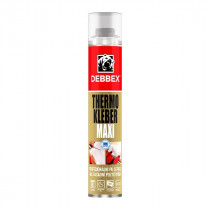 Debbex THERMO KLEBER MAXI - 870 ml žlutá, pistolová dóza - N1
