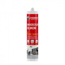 Debbex Univerzální silikon - 280 ml bílá, kartuše - N1