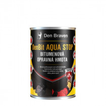 Debbex DenBit AQUA STOP - Bitumenová opravná hmota - 3 kg plechovka, černá - N1