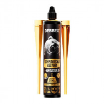 Debbex Chemická kotva VINYLESTER - 300 ml šedá, kartuše - N1