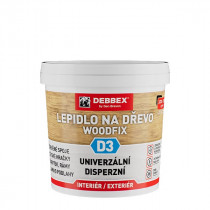 Debbex Lepidlo na dřevo WOODFIX D3 - 1 kg transparentní, kbelík - N1