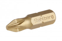 Bit křížový Pozidriv PZ0x25 mm TiN, Stahlberg - N1