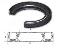 Gufero 30x55x10 NBR-WAS Dichtomatik - N1