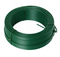 Drát napínací s PVC 3,4 mm x 52 m zelený - N1