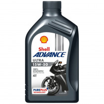 Shell Advance 4T Ultra 15W-50 - 1 L motorový olej - N1
