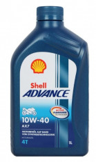 Shell Advance 4T AX7 10W-40 - 1 L motorový olej - N1
