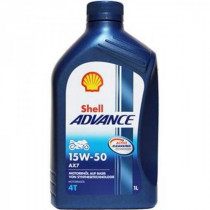 Shell Advance 4T AX7 15W-50 - 1 L motorový olej - N1