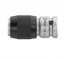 Adaptér na bity 1/4" čtyřhran 1/4"x30 rychloupínací 784A, WERA 042750 - N1