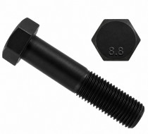 Šroub šestihranný částečný závit DIN 931 M24x170-8.8 bez PÚ - N1