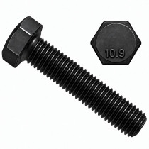 Šroub šestihranný celý závit DIN 933 M27x50-10.9 bez PÚ - N1