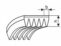 Řemen víceklínový 5 PH 1930 (760-H) optibelt RB - N1